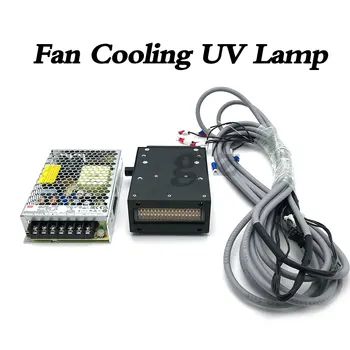 1 Комплект охлаждающей УФ-лампы с вентилятором для планшетного УФ-принтера Nocai 6090 395nm Ricoh G4 G5 Сопло Ультрафиолетового принтера LED light the cure