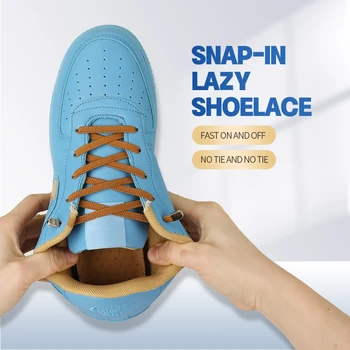 1 Пара новых кроссовок для отдыха на открытом воздухе, ленивые эластичные шнурки для обуви, быстрые безопасные плоские шнурки без завязывания для детей и взрослых Унисекс