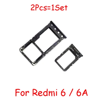 1 комплект лотка для sim-карт для Xiaomi Redmi 6 6A Держатель лотка для SIM-карт Запасная часть 0