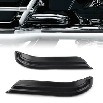 1 пара ABS Мотоциклетных Жалюзи С Маятниковыми Накладками Акцентная Отделка для Harley Touring Dresser 2009-2020 Черный 0