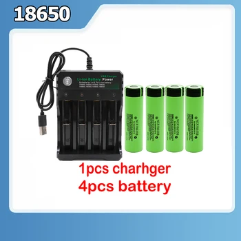 100% Абсолютно новый оригинальный NCR18650B 3,7 В 3400 мАч 18650 литиевая аккумуляторная батарея для фонарика и USB-зарядное устройство