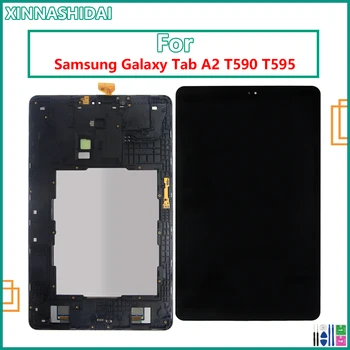 100% Протестировано Для Samsung Galaxy Tab A2 SM-T590 SM-T595 T595 T590 ЖК-Дисплей С Сенсорной Панелью Digitizer В сборе 0
