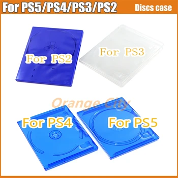 10ШТ Коробка для хранения CD DVD дисков для PS4 PS5 PS3 PS2 CD Игровой чехол защитная коробка для Paystation 4 5 чехол для игрового диска