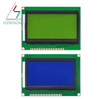 128* 64 точек ЖК-модуль 5 В синий экран 12864 ЖК-дисплей с подсветкой ST7920 Параллельный порт LCD12864 для arduino
