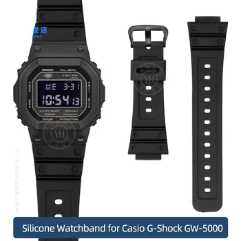 16 мм Силиконовый Ремешок для часов Casio G-Shock GW-5000, GLS-5600, GW-M5610, G-5600, GW-B5600, GLX-5600, GB-5600 Серии Браслет-ремешок