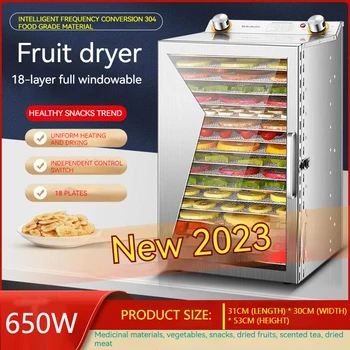 18 Layers Dry Fruit Machine Food Household r Bean Dissolving Pet Food Dehydration Air Drying  сушилка для фруктов
