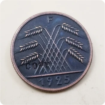 1923F, 1925F Германия Копии монет номиналом 10 рентенпфеннигов Коллекция памятных монет