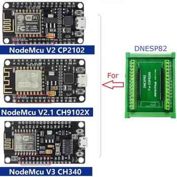 2.4g nodemcu lua wifi esp8266 wifi gpio плата расширения коробки din-рейки для промышленных контроллеров arduino plc