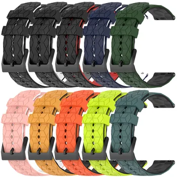 22-миллиметровый футбольный красочный браслет для Xiaomi Watch S2 Band S1 Active Strap S1 Wristband Mi Watch Color 2 Correa Mi Watch Sport