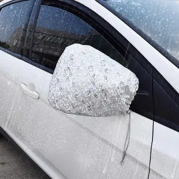 2шт Защитная крышка зеркала заднего вида автомобиля от мороза, ледяной щит, водонепроницаемый солнцезащитный козырек, боковое зеркало, снежный покров
