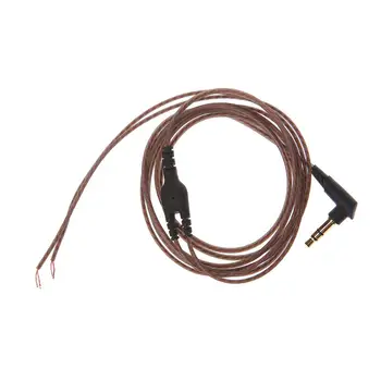 3,5 мм кабель для наушников с 3-полюсным разъемом OFC Core, провод для обслуживания наушников своими руками