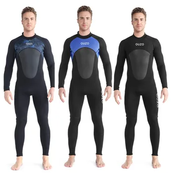 3 мм Купальник для мужчин 2023 Гидрокостюм из неопрена с высокой эластичностью, гидрокостюм для серфинга, костюм для плавания на каноэ, купальник для кайтсерфинга, защита от сыпи
