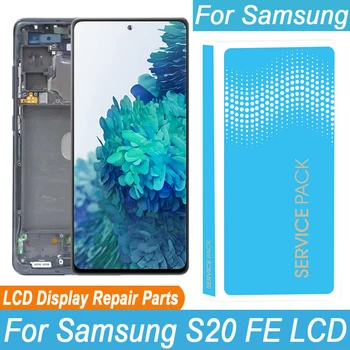 3 шт. Оригинальный Экран Для Samsung Galaxy S20 Fan Edition G780F G781F S20 FE 5G S20 Lite Запчасти Для Ремонта Сенсорного Экрана ЖК-дисплея