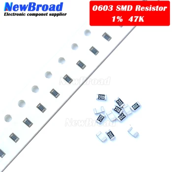 300ШТ 0603 Чип Фиксированный Резистор SMD Резистор 1% 47K ом 473