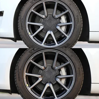 4 шт. Подходят для Tesla Model 3 S X Крышка центральной ступицы колеса, крышка центрального обода с 5 клешнями RS-LKT060