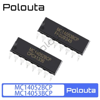 4шт MC14052BCP MC14053BCP DIP-16 мультиплексорный чип Polouta