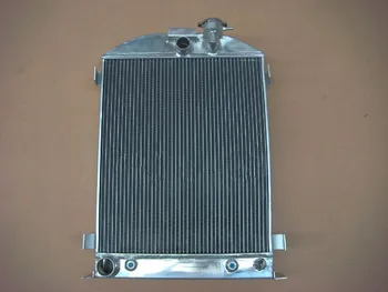 64-мм 3-жильный алюминиевый радиатор и вентилятор из алюминиевого сплава для Ford 1932 32-дюймового двигателя Ford AT/MT