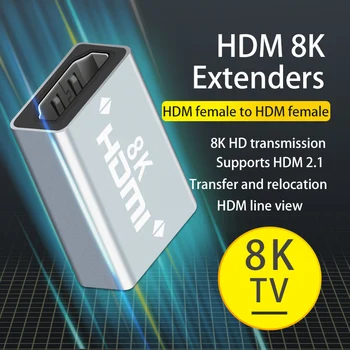 8K HDMI 2.1 Совместимый Сквозной кабель-адаптер типа 