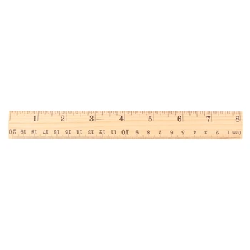 918A Деревянная линейка 15 см, 20 см, 30 см, Двусторонний Измерительный инструмент для студенческого школьного офиса.