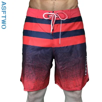 ASFTWO водонепроницаемые быстросохнущие пляжные брюки, четырехсторонние эластичные шорты для серфинга с пятью точками, мужская легкая доска 0