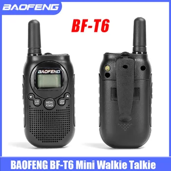 BAOFNEG Детская Портативная Рация BF-T6 Мини Двухсторонние Радиостанции 3 Вт 1500 мАч UHF400-480 МГц Маленький Переговорное Устройство для Детей Портативные Радиостанции T6 0