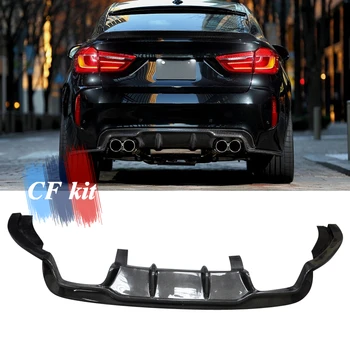 CF Kit Карбоновый гоночный диффузор для губ заднего бампера BMW F85 X5M F86 X6M 2015 ГОДА выпуска для стайлинга автомобилей