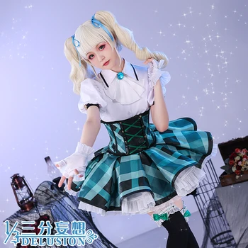 COS-HoHo Anime Aikatsu! Игровой костюм Todo Yurika Прекрасная униформа Косплей костюм для вечеринки в честь Хэллоуина Наряд для ролевых игр Для женщин