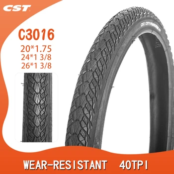 CST 20-дюймовая шина для горного велосипеда 26x1 3/8 20*1.75 MTB Велосипедные запчасти C3016 24 * 1 3/8 26er Pneu Bicicleta Велосипедные шины 0