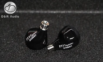 D & R AUDIO F111 одноблочные подвижные железные проводные универсальные наушники-вкладыши Hi-fi black game