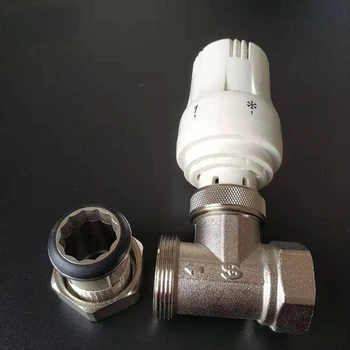 DN25 DN15 DN20 водяной угловой клапан электрический привод тепловой привод HVAC клапан радиатора клапан без привода