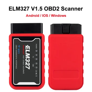ELM327 V1.5 OBD2 Сканер WiFi BT PIC18F25K80 Считыватель чипового кода Автомобильный Сканер Работает Для Android/IOS/Windows Инструменты автоматической диагностики