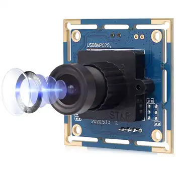 ELP 8MP HD веб-камера UVC Plug Play Высокой четкости 3264X2448P 3,6 мм объектив IMX179 CMOS Модуль мини-видеокамеры USB2.0