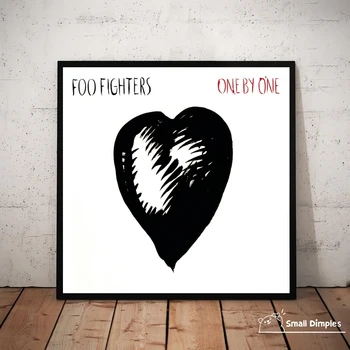 Foo Fighters One By One Обложка музыкального альбома Плакат Художественная печать на холсте Украшение дома Настенная живопись (без рамки)
