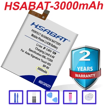 HSABAT Лидирующий бренд, 100% Новый аккумулятор емкостью 3000 мАч BP-9V для VERTU Aster Signature Touch V03 в наличии