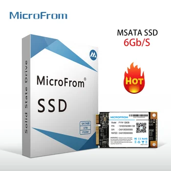 MicroFrom MSATA SSD 512 ГБ Внутренний Твердотельный Накопитель 1 ТБ 256 ГБ 128 ГБ Мини SATA SSD Жесткие Диски для Ноутбуков Ноутбук Компьютер