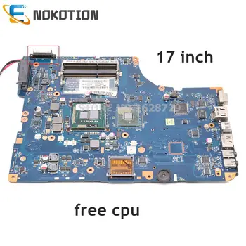 NOKOTION K000093070 K000093080 NSWAA LA-5321P для Toshiba Satellite L500 L550 материнская плата ноутбука 17 дюймов HM55 DDR3 бесплатный процессор 0