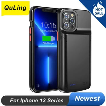 QuLing 10000 мАч Зарядное Устройство Чехол Для iPhone 13 Mini Для Iphone 13 Pro Max Аккумуляторный Чехол Аудиовыход Для IPhone13 Power Case