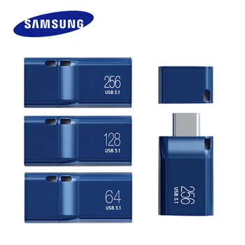 SAMSUNG Type-C USB Флэш-накопитель 256G 128G 64GB Флеш-накопитель USB 3.1 Type C Флешка Memory Stick Для ПК / Ноутбука / Смартфона / Планшета