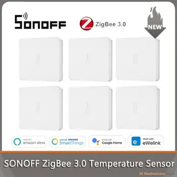 SONOFF Zigbee 3.0 Датчик Температуры И Влажности SNZB-02 Термометр Монитор Умный Дом Дистанционное Управление От Alexa Google Home eWeLink