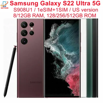 Samsung Galaxy S22 Ultra 5G S908U1 Оригинальный 6,8 