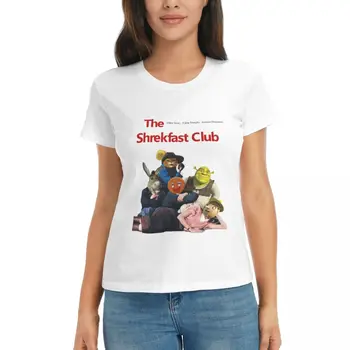 The Shrekfast Club Незаменимая футболка, футболка с коротким рукавом, женская одежда, платье-футболка, женская одежда
