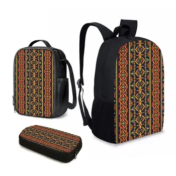 YIKELUO Прочный Рюкзак С Американским Племенным Принтом Aztec Teen, Сумка Для Ноутбука, Студенческий Подарок 