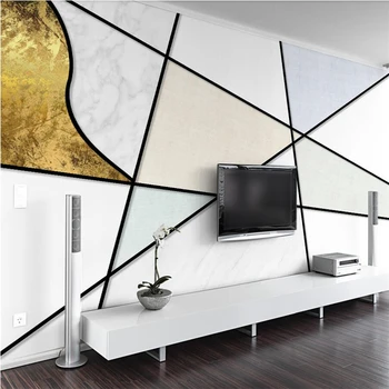 beibehang Nordic простые линии геометрическая текстура индивидуальность ТВ фон стены пользовательские большие настенные обои papel de parede