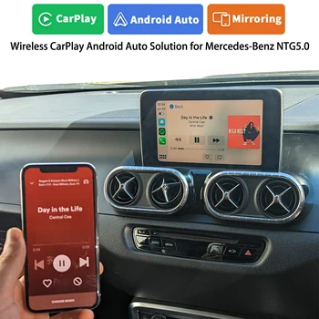 iCarPlay Новейший Видеоинтерфейс Apple Map GPS CarPlay Android Auto для Mercedes Class A B C CLA CLS Eg GL GLA GLC GLE GLS GT