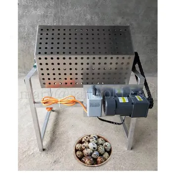 Автоматическая машина для разрушения скорлупы перепелиных яиц 220 кг/ч, Шейкер для варки скорлупы перепелиных яиц, Машина для встряхивания скорлупы птиц