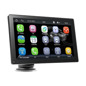 Автоматический мультимедийный проигрыватель 2 USB AUX выхода TF Mirror Link Автомобильный радиоприемник на лобовое стекло V5.0 с сенсорным экраном для грузовых автомобилей