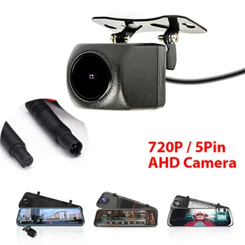 Автомобильная Камера Заднего Вида Ночного Видения AHD H65 С Чипом Высокой Четкости Стеклянный Объектив 720p Pixel Dash Cam DVR Аксессуары Для Кабеля 5Pin 6m