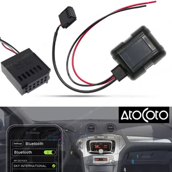 Автомобильный Беспроводной Модуль Bluetooth для Ford Focus Mondeo CD 6000 6006 5000C MP3 Радио Стерео Aux Кабель-Адаптер Аудиовхода