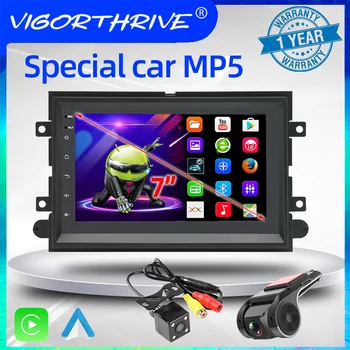 Автомобильный Мультимедийный плеер GPS Навигация MP5 Плеер Apple Carplay, Android Auto Android 1G + 16G Wifi 2Din 7 