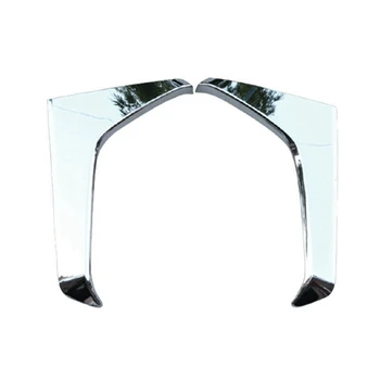 Автомобильный Хромированный серебристый спойлер на боковом стекле заднего стекла, сплиттер Canards для Forester 2019-2022, наклейка для отделки лобового стекла 0